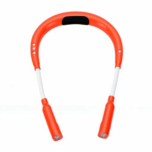 banapoy Neck Reading Light, Rechargeable 3 Color 9 Brightness Flicker Free Book Lamp, Hands Free Neck Lamp with Blue Light Reduction Heater 2000mAh Battery 50H for Reading Camping Travel