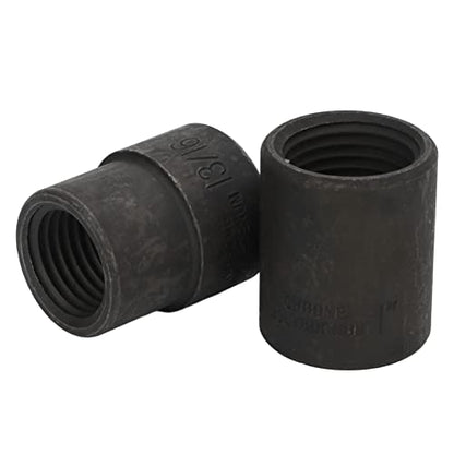 2 Piece Emergency Wheel Lug Nut Removal Set 19 26mm 2 Inch Drive Lug Nut Extractor Tool Kit with Reverse Thread Design for Hand and Tools Fit for Car Truck SUV Wheel Lock Removal