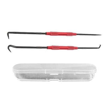 KIMISS 2 Sets Pick and Hook Set O Ring Pick Carbon Steel Easy to Grip Efficient Fast Oil Seal Puller Removal Tool for Cars