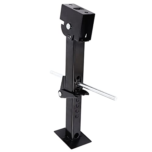 Telescoping Trailer Stabilizer Jacks 2 Pcs, 11.8"-17.7" Folding Trailer Stabilizer Stands, Supports up 1000lbs Each, 11.8" Long Bar/Crack Included - size: 11.8"-17.7"