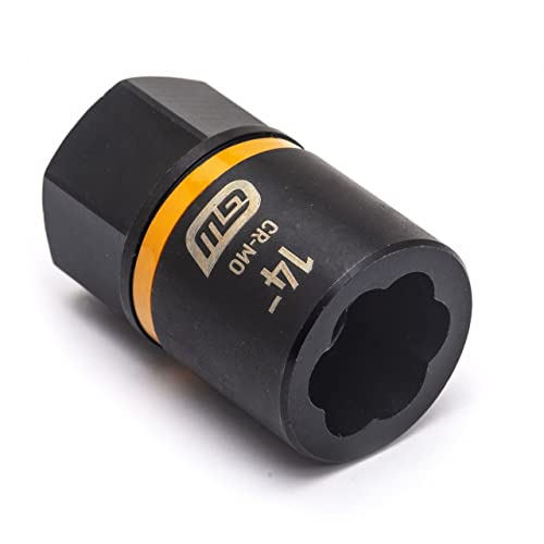 GEARWRENCH 3/8" Drive Bolt Biter Impact Extraction Socket 14- mm - 84767 - size: 3/8 Drive, 14-mm, style: METRIC