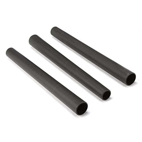 Shop-Vac 9061400 1.25 Inch Diameter Extension Wands, 3-Pack Set | Durable Black Plastic, Ideal for Extended Reach With 1.25 Inch Hoses - size: 1.25-Inch, style: Extension Wands