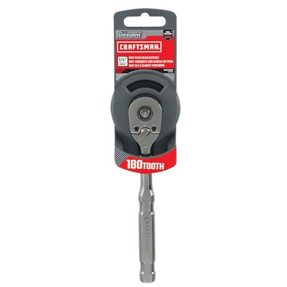 CRAFTSMAN OVERDRIVE 1/4" Drive 180T Pear Head Ratchet (CMMT82110) - style: 1/4" Drive