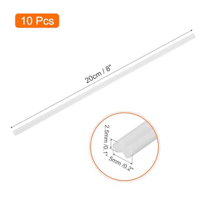 MECCANIXITY 10pcs 8 Inch Plastic Welding Rods PVC Welding Strips Welder Rods for Plastic Welder,Car Bumper, Kayak Repair, White - color: White, size: 8 Inch