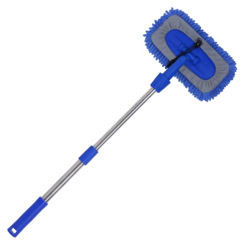 Conliwell Car Wash Brush Mop Cleaning Tool with 20"-29" Retractable Stainless Steel Handle, Wash Mop Car Detailing Cleaning Brush Care Kit for Cars Truck, Sedan, SUV, RV, Trailer