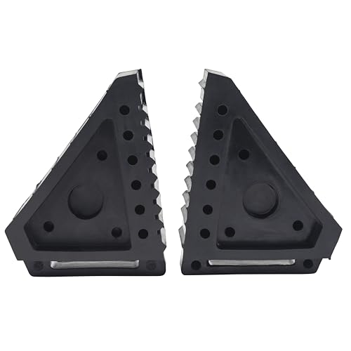 A20014 Arcan Solid Rubber Wheel Chocks