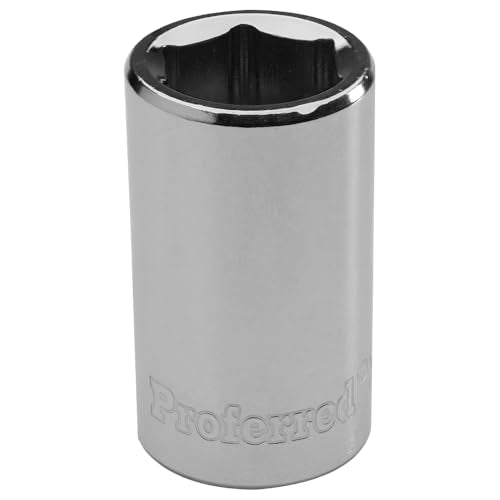 S15012 1/4" Drive SAE Socket, 3/8" Standard 6 Point - size: 3/8 INCH, style: STANDARD
