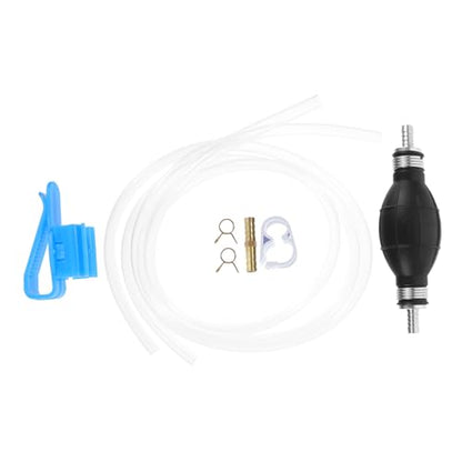 Unomor 1Set Manual Transfer Hose Oil Pump with One Way Valve Hand Pump for Water Durable and Reusable Oil Hose Accessories for Convenient Liquid Transfer