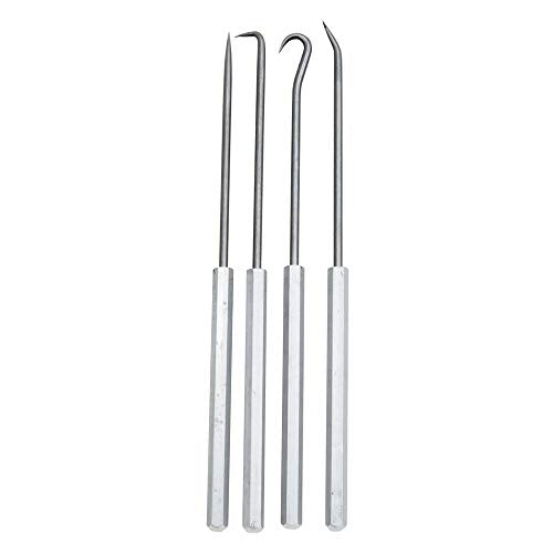 Ullman - PH-4 PH 4 Hook and Pick Set - High Carbon Polished Steel Hand Tools with Aluminum Handles. Workshop Tools - style: High Carbon Polished Steel Hook and Pick Set