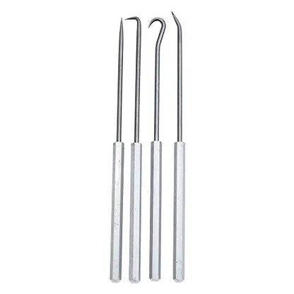 Ullman - PH-4 PH 4 Hook and Pick Set - High Carbon Polished Steel Hand Tools with Aluminum Handles. Workshop Tools - style: High Carbon Polished Steel Hook and Pick Set
