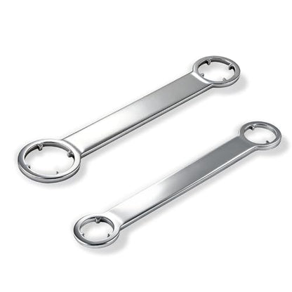 ETZ Antenna Removal Tool and Nut Wrench Set, 2 Pieces | 4 Sizes 3/4" to 1-1/4", Solid Steel Pin-Type, Bezel Disassembly, Anti-Scratch Design, Automotive Maintenance Hardware