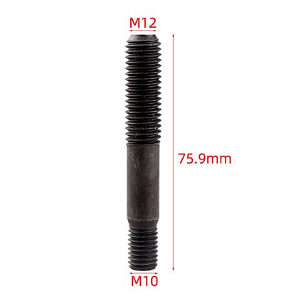 M12 Mandrel 5pcs(with Fixing Nut) Replacement Rod 9900S Air Hydraulic Rivet Nut Tool - color: M12 Mandrels
