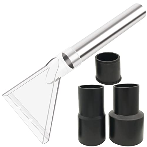 Universal Compatible with All Shop Vacs Extractor Attachment with 2-1/2" & 1-7/8" & 1-1/4" Three Adapters Auto Detailing Vacuum Head Extraction Accessory for Upholstery & Carpet Cleaning - size: Large