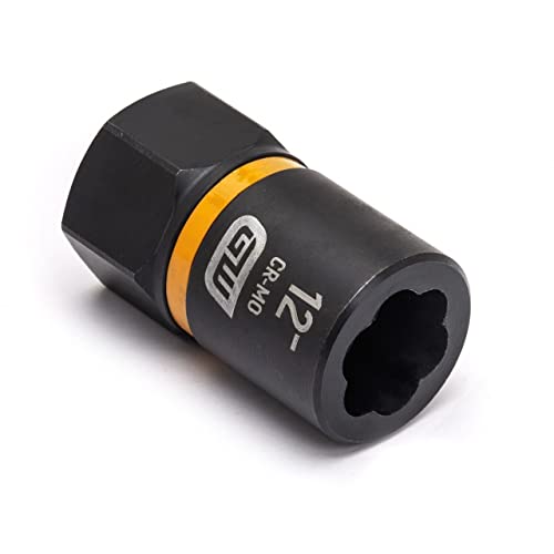 GEARWRENCH 3/8" Drive Bolt Biter Impact Extraction Socket 12- mm - 84762 - size: 3/8 Drive, 12-mm, style: METRIC