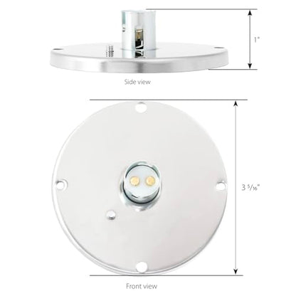 GG Grand General 79777 Stainless Steel #1157 Bulb Holder for GG Watermelon Glass Lens Kit with 2 Wire & Wire Plug - style: 1157 Bulb Base