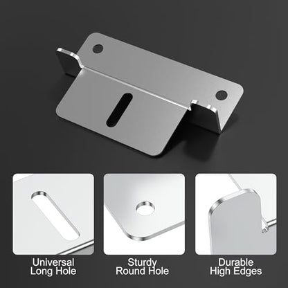 ACOPOWER Solar Panel Mounting Z Bracket - Set of 4 for RV Boat Off Gird Installation,Sliver,HY-Z1-M - size: Z Bracket