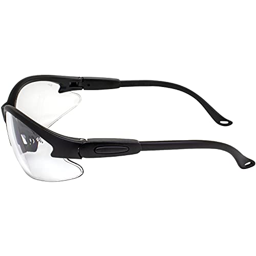 Global Vision Safety Shop Glasses - color: Black Frame/Clear Lens