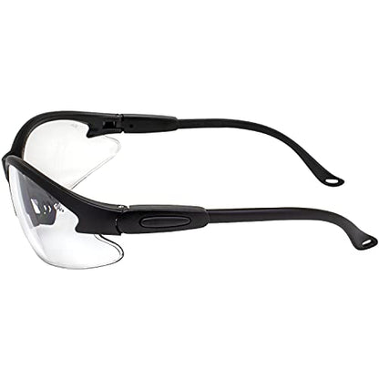 Global Vision Safety Shop Glasses - color: Black Frame/Clear Lens