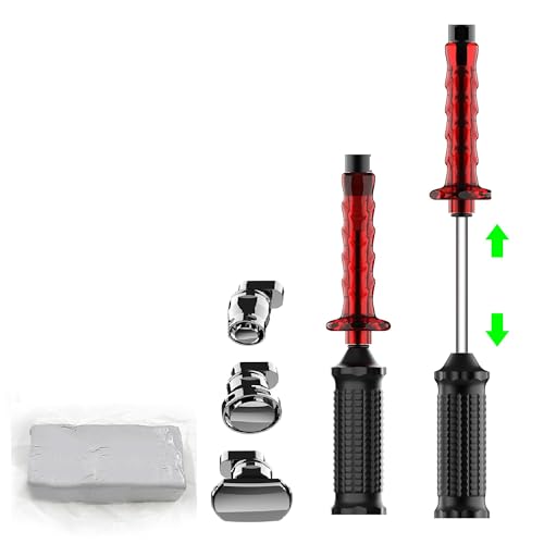 WOYO PDR Kits, Slide Hammer Puller Dent Removal Tool with 3 Pieces Tabs, Include Cold Glue for Steel, Aluminum, Other Metal Auto Body, New Car Dent Repair Tool
