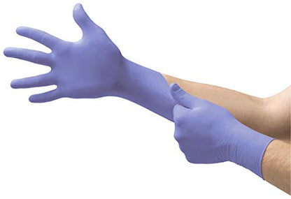 Microflex Supreno SE Nitrile Glove, Powder Free, 9.6" Length, 4.7 mils Thick, Medium (Pack of 1000) - size: Medium, style: Case (1000)