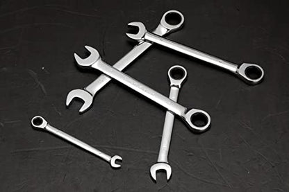 FLZOSPER 11mm Metric Ratchet Wrench,Box End Head 72-Tooth Ratcheting Combination Wrench Spanner - size: 11mm