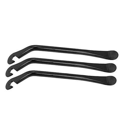Bike Tire Lever Kit Portable Bike Tire Repair Set, 3pcs Hardened Carbon Steel Spoon, Ultra Strong Tire Levers, Tire Changing Tool