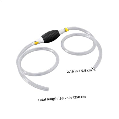 2.5m Automotive Tool Gas Siphon Pump for Water Liquid Sucker Gas Tank Siphon Pump Kit Compact Design