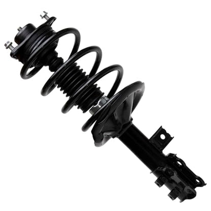 Detroit Axle - 4pc Front Struts Sway Bars for 10-13 Kia Forte Koup 12-13 Forte5, Struts & Coil Spring Sway Bars 2010 2011 2012 2013 Replacement Suspension Kit Ready Struts Shocks Assembly - size: 4QS47040/ sway kit