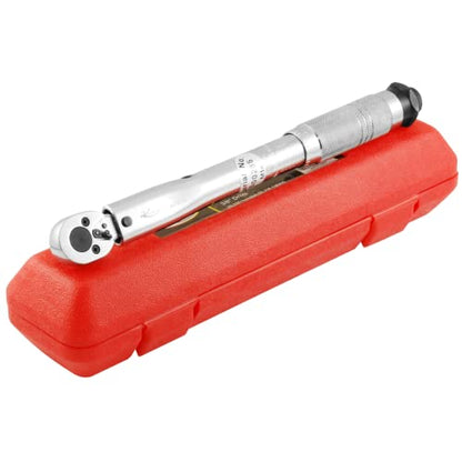 K Tool International 72100 Ratcheting Click Torque Wrench, 20 to 200 Inch Pound Range, Clockwise Operation, 4 Percent Accuracy, Audible Click, Compact Length