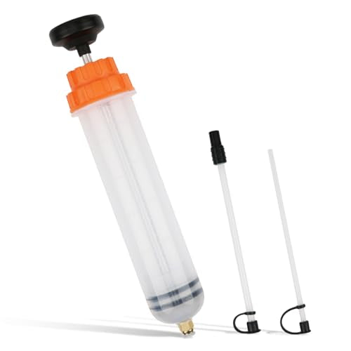 BDZMC 500CC Automotive Fluid Extractor, Oil Change Syringe with Hose, Suction Vacuum Fuel Car Transfer, Manual Oil Transfer Pump, Oil Extraction & Filling Pump