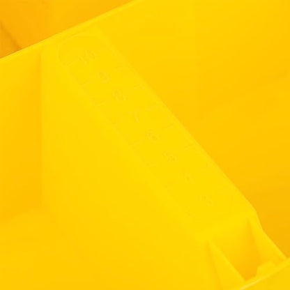 Bucket Boss - Bucket Stacker Small Parts Organizer, Bucket Organization (15051), Yellow (Pack of 2) - size: 1 Count (Pack of 2)