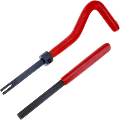 20Pcs Thread Repair Kit M10X1.5mm Thread Insert Metric Stripped Thread Repair Drill Tap Hand Tool Kit Helicoil Insertion Tool Thread Restoring Kit