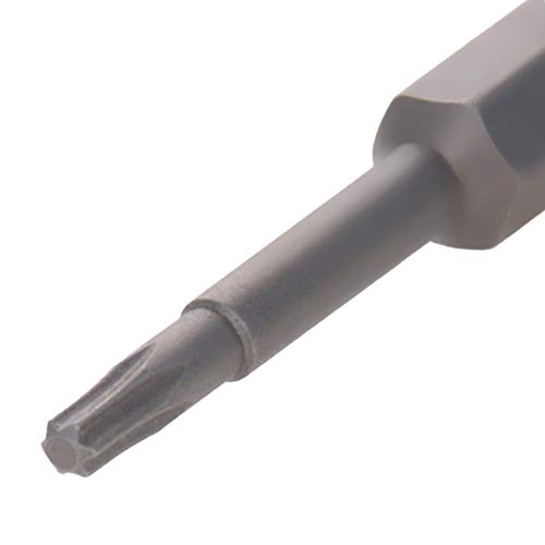 Utoolmart Torx Screwdriver Bits, T10 Magnetic Torx Head Screw Driver Bit, with 1/4 Inch Hex Shank, 50mm Length S2 Steel Screw Driver Kit Tools, for Repair Work, 10 Pcs - size: T10