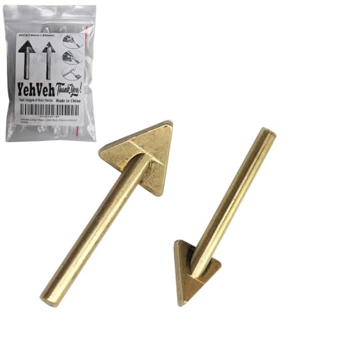 2 Pack Plastic Welding Tips for Soldering Iron Gun and Plastic Welder Soldering Station with 5.2mm Shaft Tip Hole Car Bumper Dashboard Kayak RV Water Tank Hatch Repair