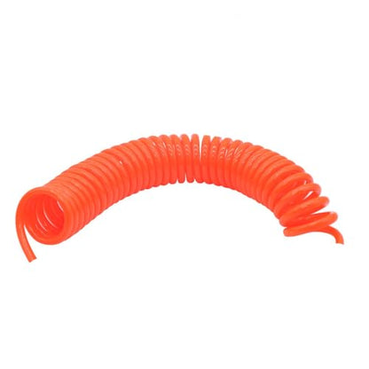 Air Compressor Tool Hose, PU Spring Tube Air Pressure Hose Spiral Pipe for Compressor Flexible Air Tool Recoil Air Hose，Red(OD10xID6.5mm 15M (50ft)) - size: OD10xID6.5mm 15M (50ft)
