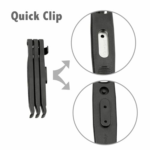 BIKEHAND Bike Bicycle Plastic/Metal Boosted/Steel Boosted Tool Tire Levers - Road Mountain MTB Bike Use - Great to Remove Tire at Ease and Replace The Tubes Without Damaging The Wheels