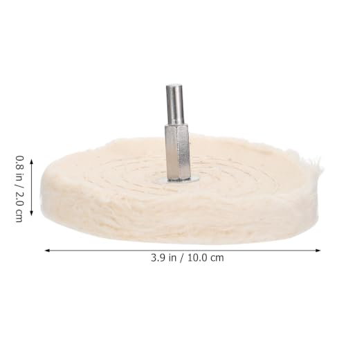 MAGICLULU 10 Pcs Polishing Wheel Kit for Drill Buffing Wheels Set with Cone, Column, Mushroom, and T-Shaped Heads for Automotive and Body Repair Polishing
