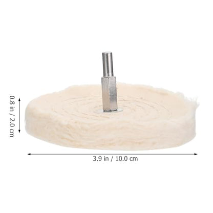 MAGICLULU 10 Pcs Polishing Wheel Kit for Drill Buffing Wheels Set with Cone, Column, Mushroom, and T-Shaped Heads for Automotive and Body Repair Polishing