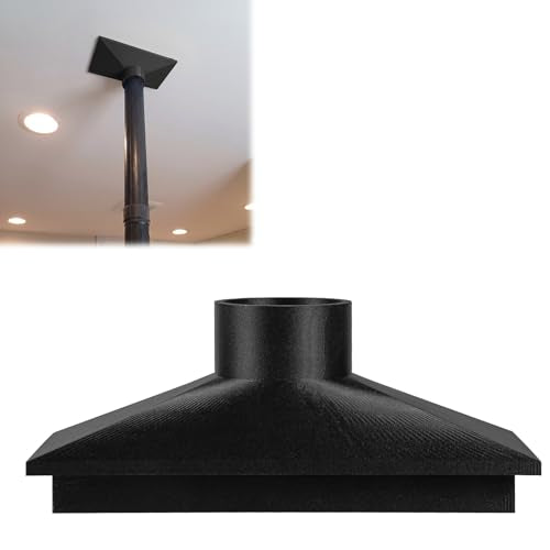 Duct Vacuum Attachment for Shop Vac, HVAC Cleaning Tool for Air Vent, Shop Vac Accessory with Strong Seal for Supply Nozzle(3in*9in) (Black) - color: Black