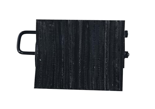 Vestil LWC-14 Laminated Rubber Wheel Chock 11 In. x 12 In. x 5-1/2 In. Black