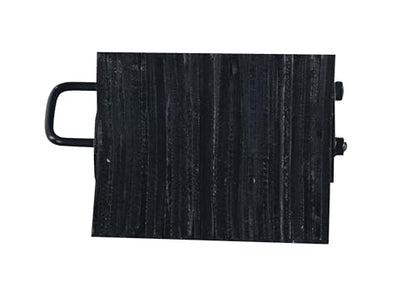 Vestil LWC-14 Laminated Rubber Wheel Chock 11 In. x 12 In. x 5-1/2 In. Black
