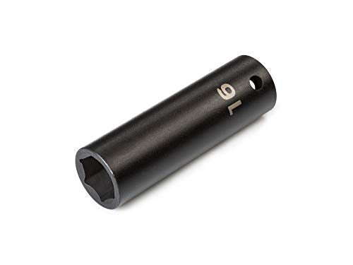 TEKTON 1/2 Inch Drive x 16 mm Deep 6-Point Impact Socket | SID23116 - size: 16 mm, style: Deep