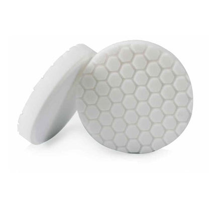 Chemical Guys BUFX_104HEX4 BUFX_104_HEX4 Hex-Logic Light-Medium Polishing Pad, White (4.5 Inch Pad Made for 4 Inch Backing Plates), 1 Pad Included - size: 4.5 Inch Pad (1 Pack), style: Medium Cutting