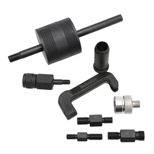 ReluxGo Engine Tools Diesel Injector Extractor Puller Kit Common Rail Tool Slide Hammer Puller Adaptors Fit for Mercedes Benz