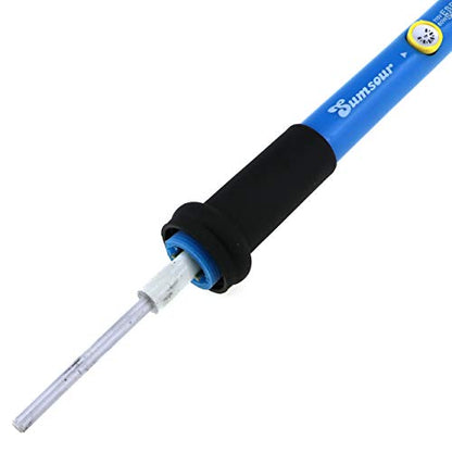 110V 60W Adjustable Temperature Electric Soldering Iron Welding Rework Repair Tool With 5pcs Solder Tip US Plug