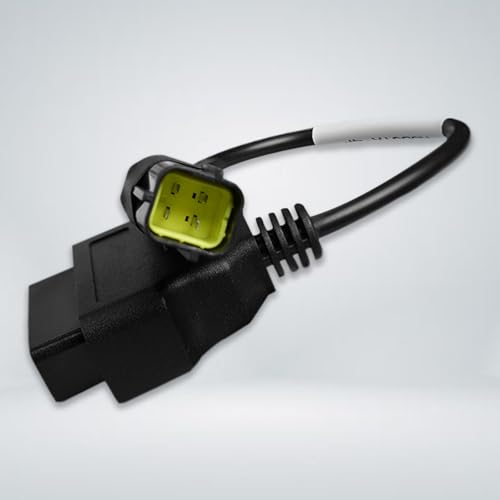 OBD2 Adapter Cable 3824-26 for KUBOTA Vehicles 4 Pin OBD2 16Pin to OBD1 4Pin OBDII Car Diagnostic Connector Compatible with OBD II Diagnostic Scanner