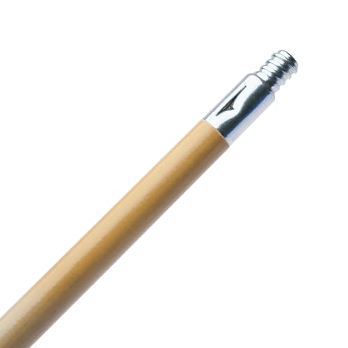 Nanoskin Professional Long-Reach 60-Inch Hardwood Handle with Universal Threaded Die-Cast Tip for Professional Cleaning, Auto Detailing, Industrial Use - Compatible with 85-671 & 85-673 Brush Heads - style: Wood Handle – 60-inch