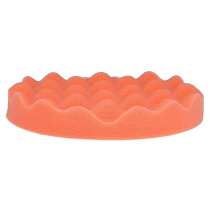4-Pack 7inch (180mm) Car Sponge Buffing Pad Soft Wave Foam Pad Polishing Sponge Pads Kit for Car Polisher Compounding, Polishing and Waxing