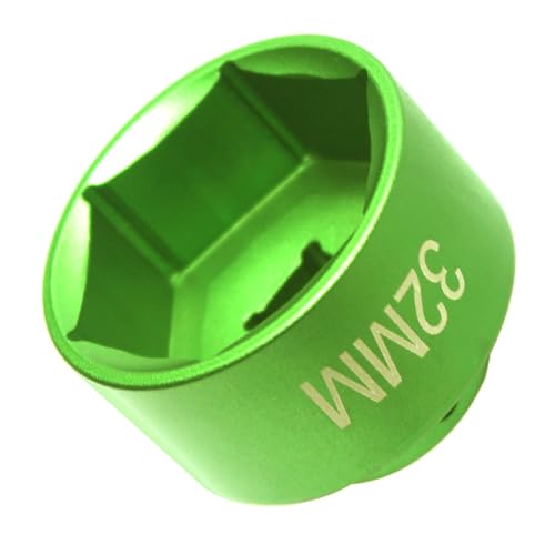 32mm Oil Filter Socket Wrench, for Ecotec TDI GM VW Polaris Chevrolet BMW Mini Volvo Audi Fuel Filter/Oil Filter Cap socket Removal Tool - color: Green, size: 32mm