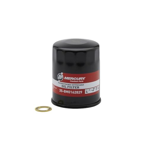 Mercury 8M0081916 25W-40 4-Stroke Outboard Oil Change Kit for Mercury 40/50/60hp EFI Outboards